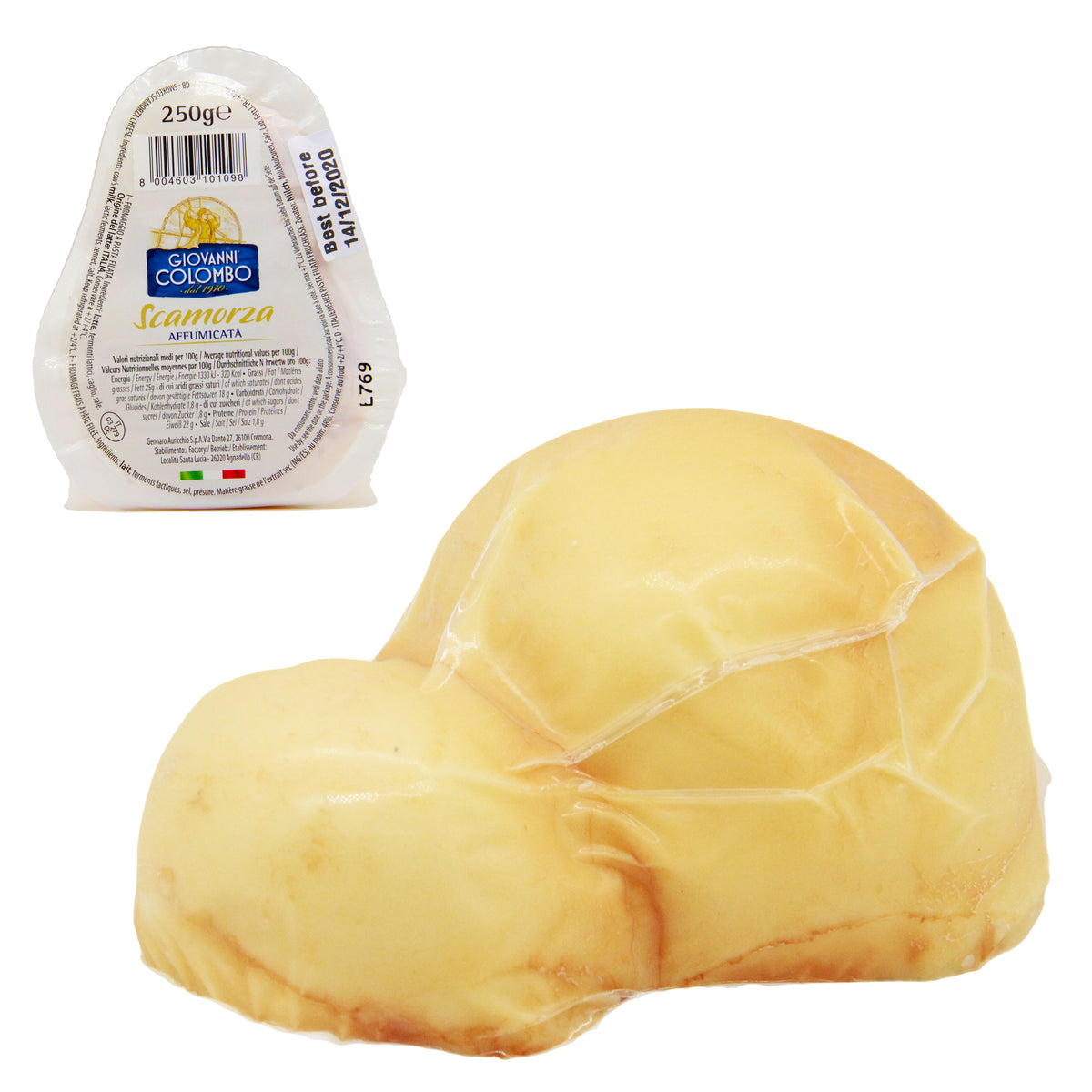 Smoked Mozzarella 250gr (Scamorza) – Stable Trading Limited